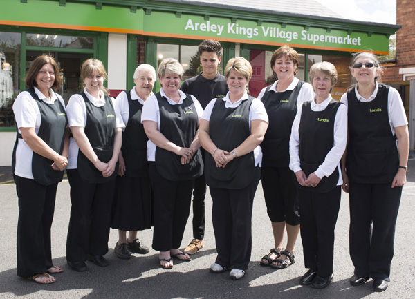 Areley Kings Village Supermarket group staff pic